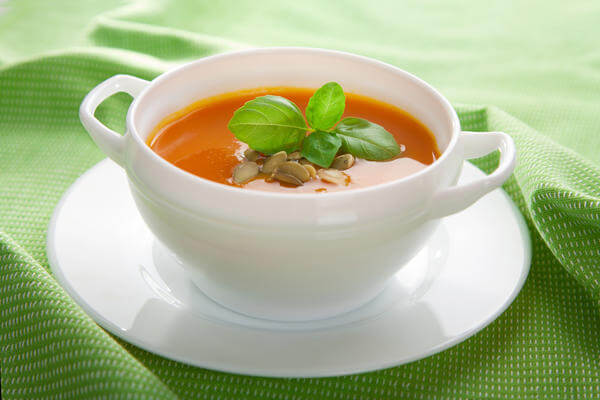 Гарбузовий суп з горіхами