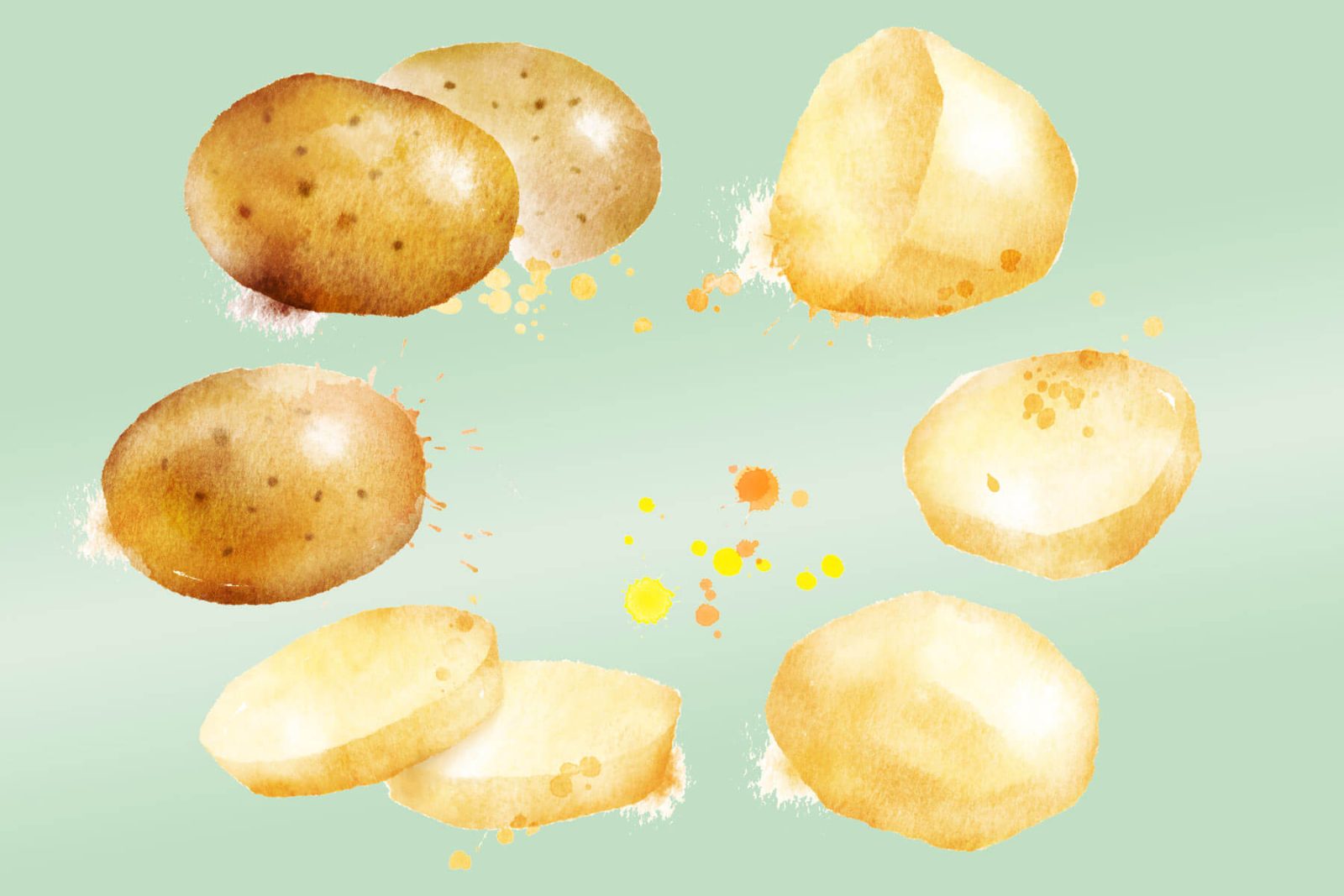 Крохмалисті овочі - картопля